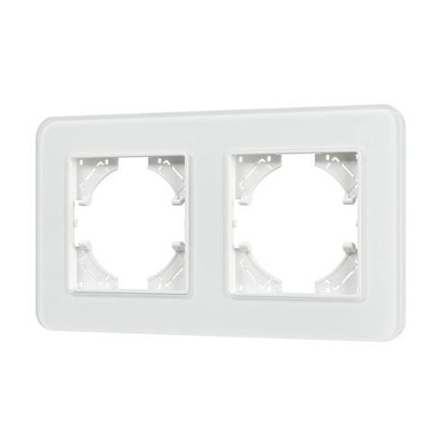 Рамка стеклянная FRM-OMALI-SFGS-2-WH (Arlight, -)