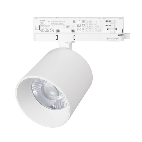 Светильник LGD-DYKE-4TR-R100-36W Day4000 (WH, 38 deg, 230V, DALI) (Arlight, IP20 Металл, 5 лет)