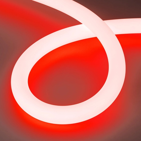 Лента светодиодная герметичная MOONLIGHT-TOP-G280-D40mm 24V RGB 360deg (14.4 W/m, IP65, 5m, wire x1) (Arlight, Вывод прямой, 3 года)