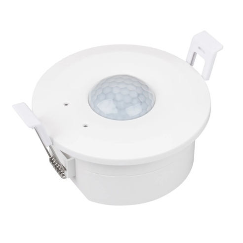 INTELLIGENT ARLIGHT Датчик движения SMART-0-10V-1001-14-62-IN White (230V, 1x4A, Relay, PIR, 2.4G) (IARL, IP20 Пластик, 5 лет)
