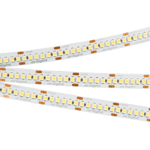Лента светодиодная RT6-3528-240 24V White6000 4x (1200 LED) (Arlight, 19.2 Вт/м, IP20)