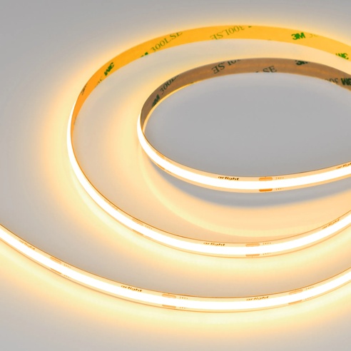 Лента светодиодная COB-X480-8mm 24V Gold (8 W/m, IP20, 5m) (Arlight, -)