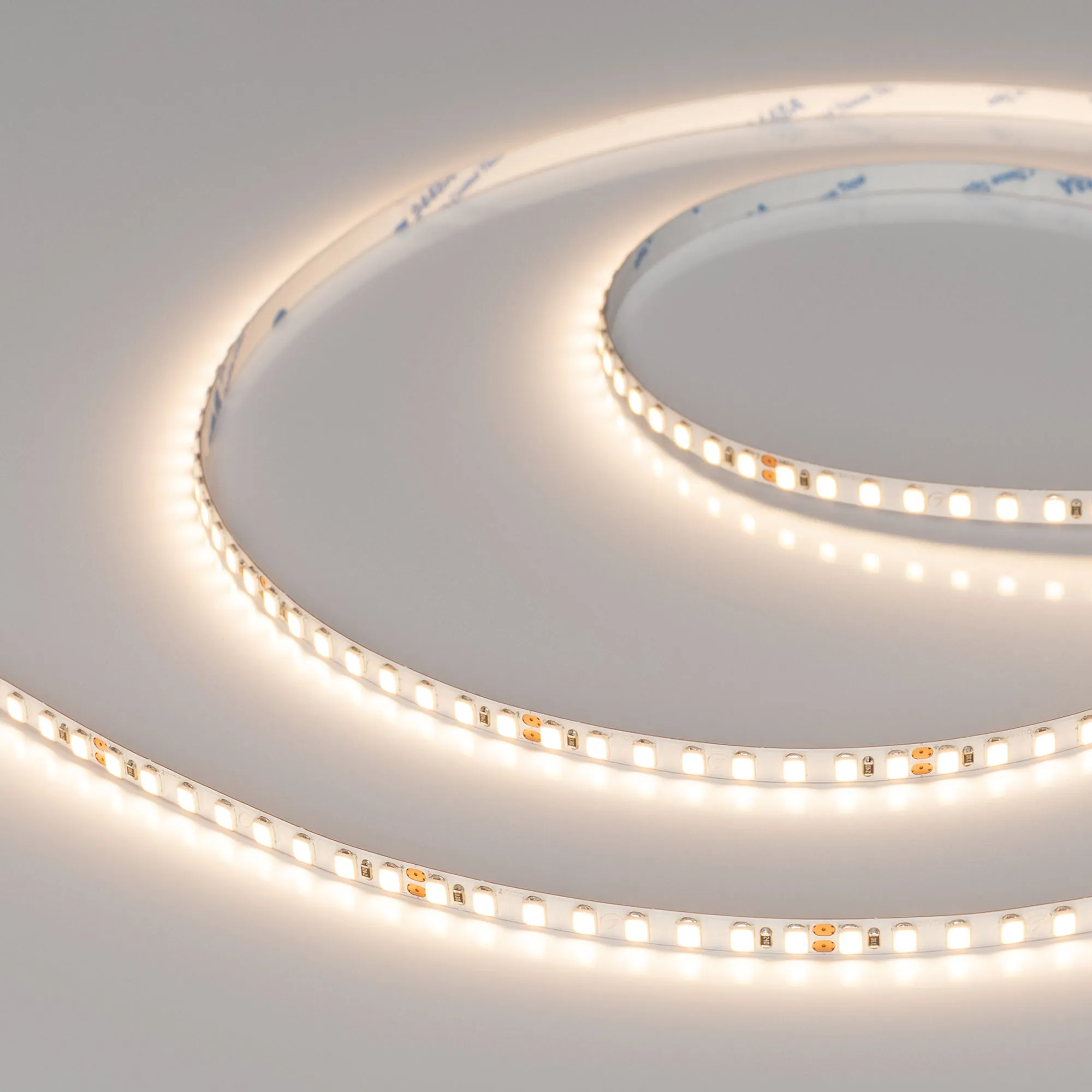 Лента светодиодная RT-A160-5mm 24V Warm3500 (15 W/m, IP20, 2835, 5m) (Arlight, Открытый)