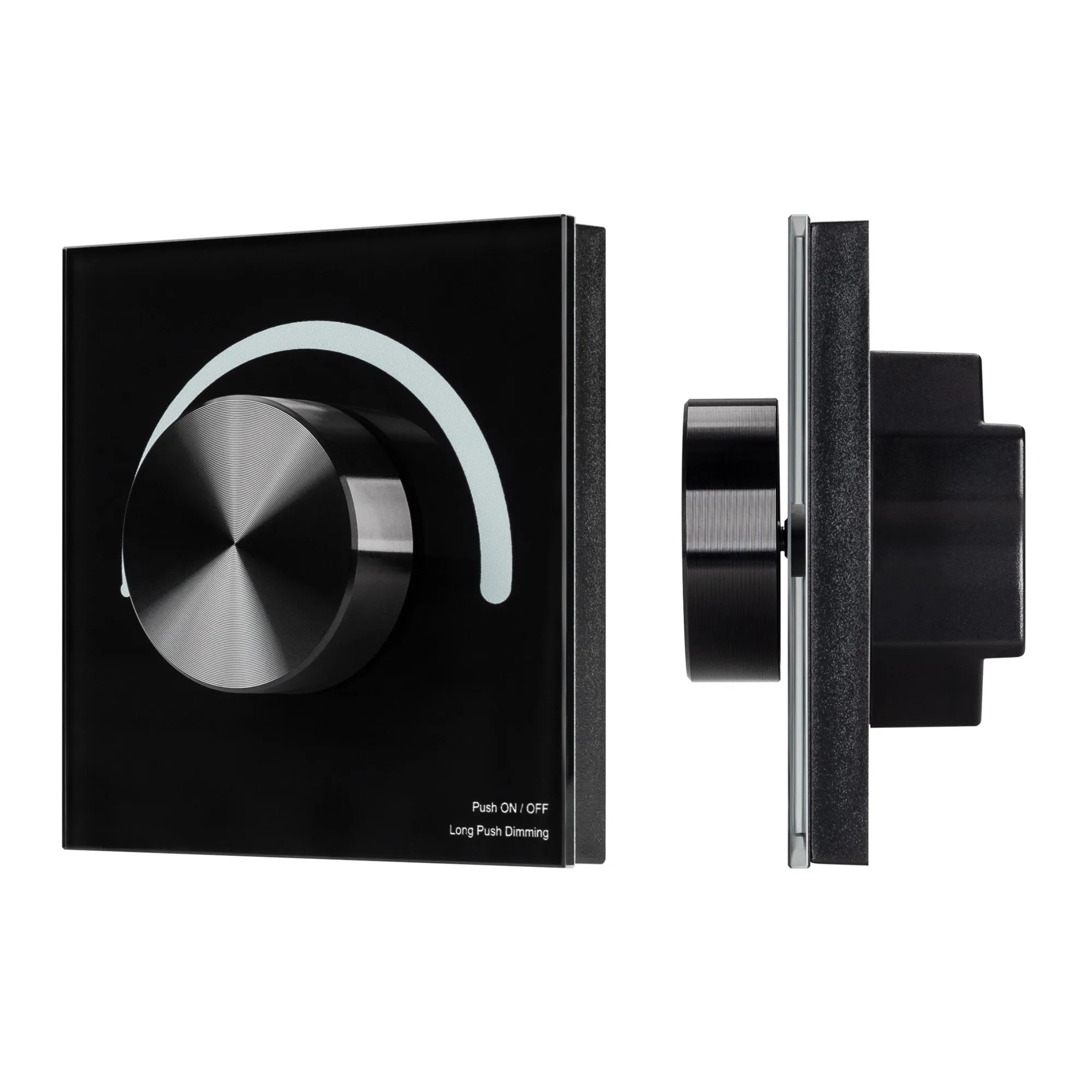 Панель Rotary SMART-P28-DIM Black (12-24V, 2.4G) (Arlight, IP20 Пластик, 5 лет) - изображение товара