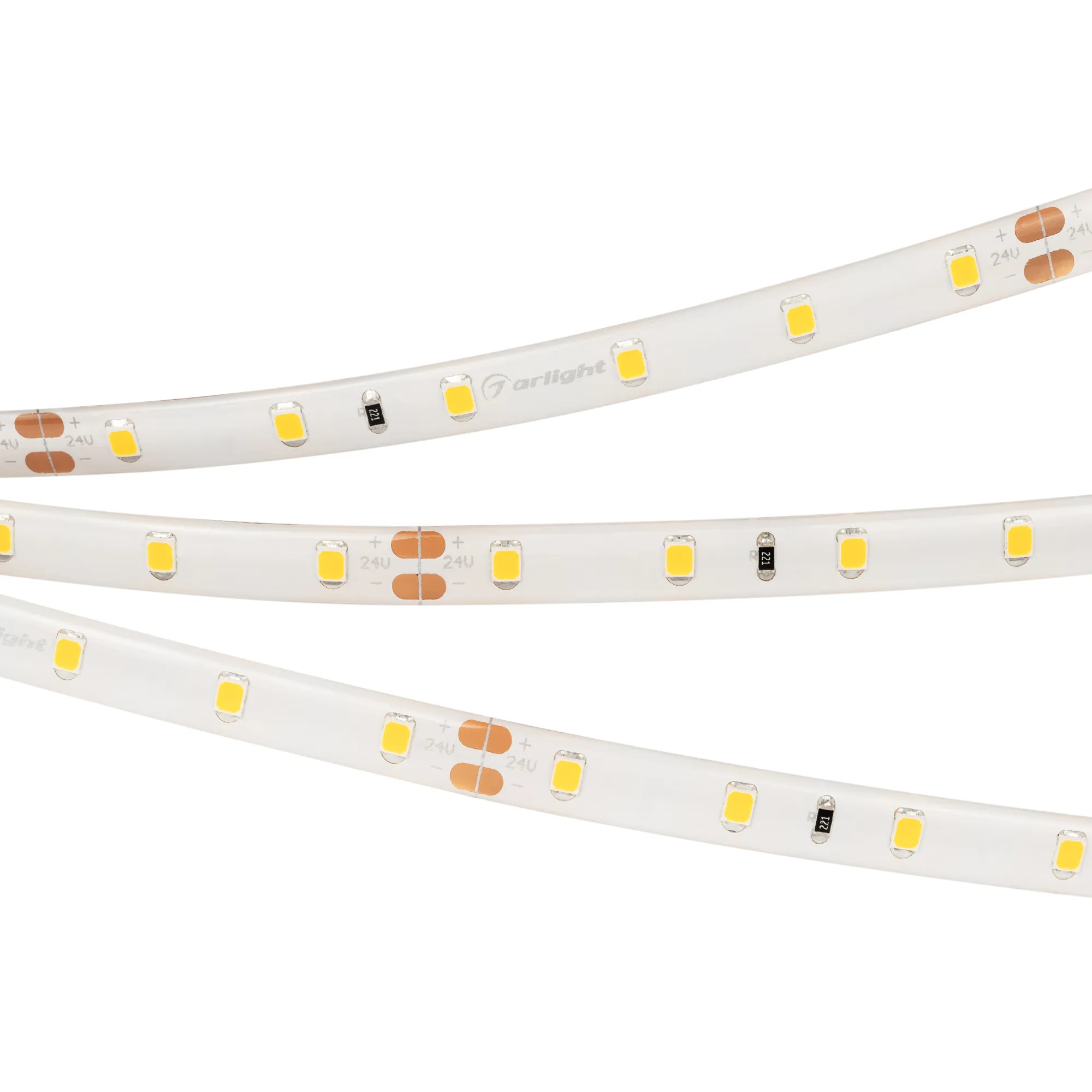 Лента светодиодная RTW 2-5000SE 24V Cool (2835, 300 LED, PRO) (Arlight, 7.2 Вт/м, IP65)