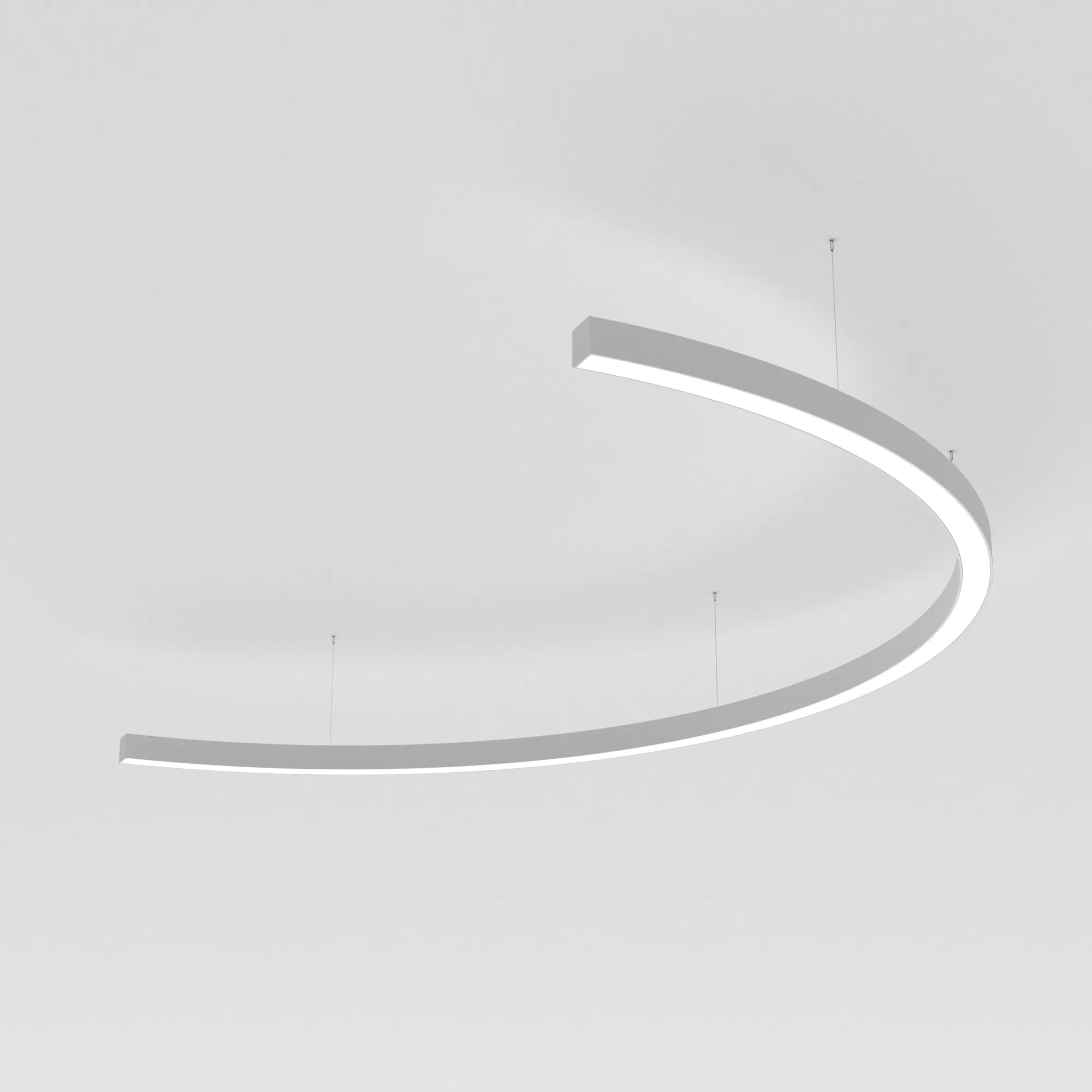 Светильник SP-LINE-HANG-ARC-C3535-D1500-53W Day4000 (WHITE, 230V) (Arlight, Металл)