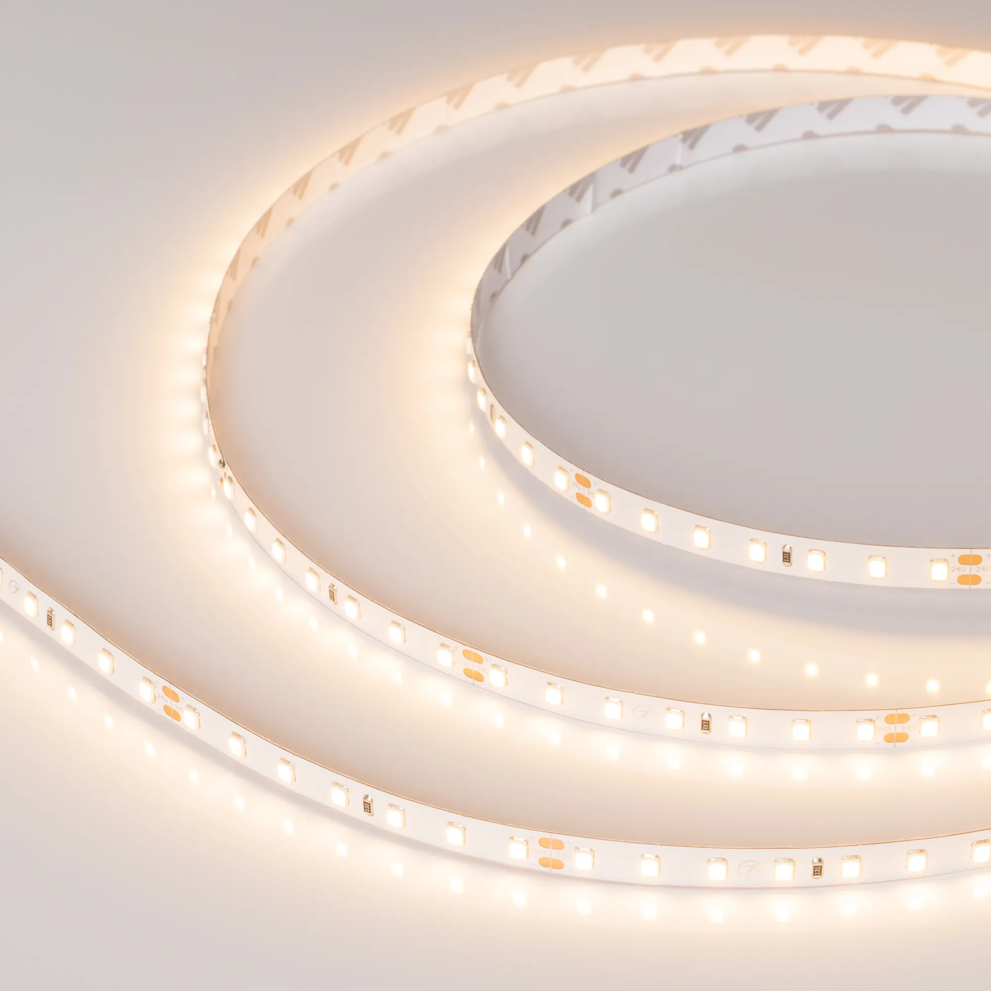 Лента светодиодная RT-A98-8mm 24V Warm3000 (10 W/m, IP20, 2835, 5m) (Arlight, Открытый)