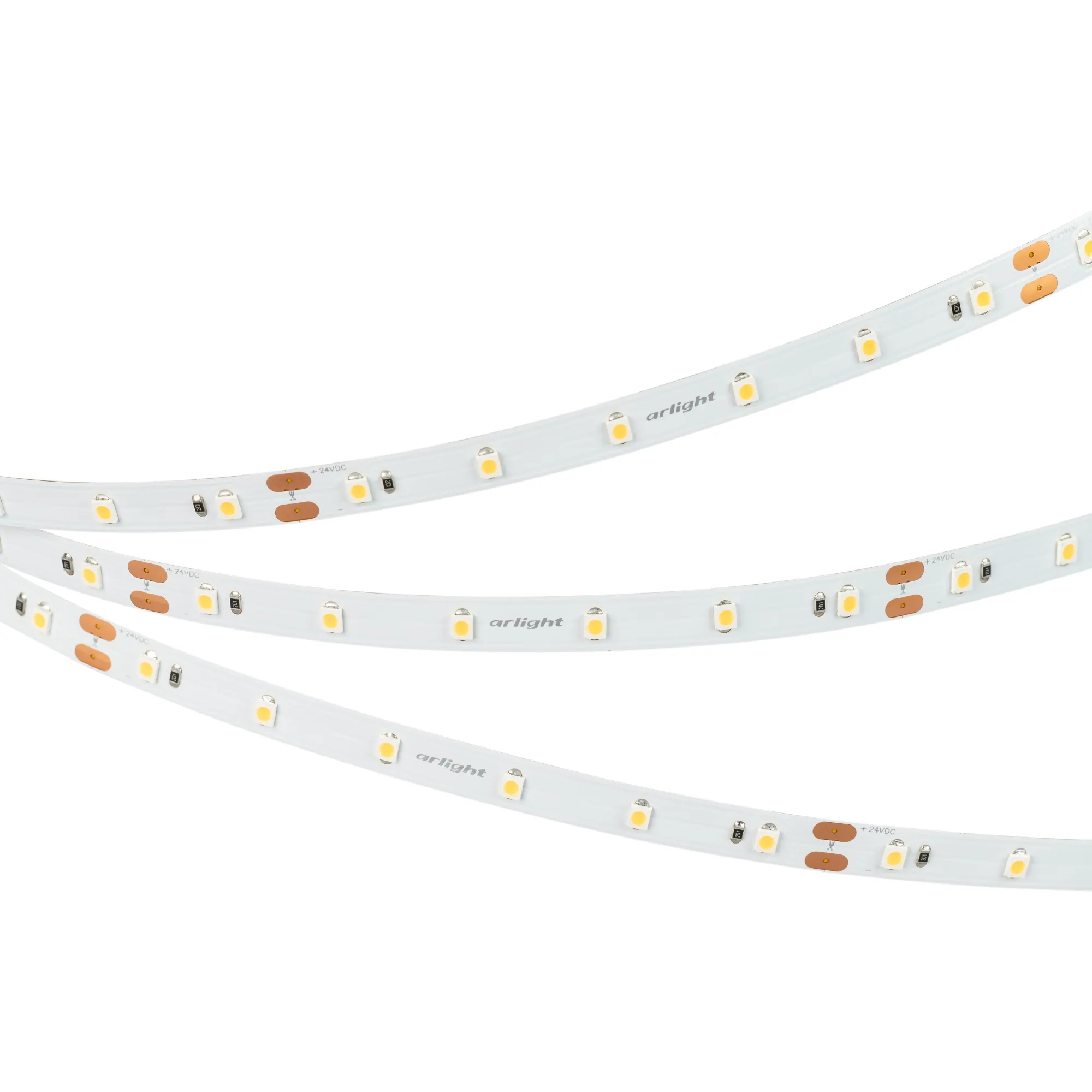 Лента светодиодная NT-A60-8mm 24V Day4000 (4.8 W/m, IP20, 3528, 5m) (Arlight, Открытый)