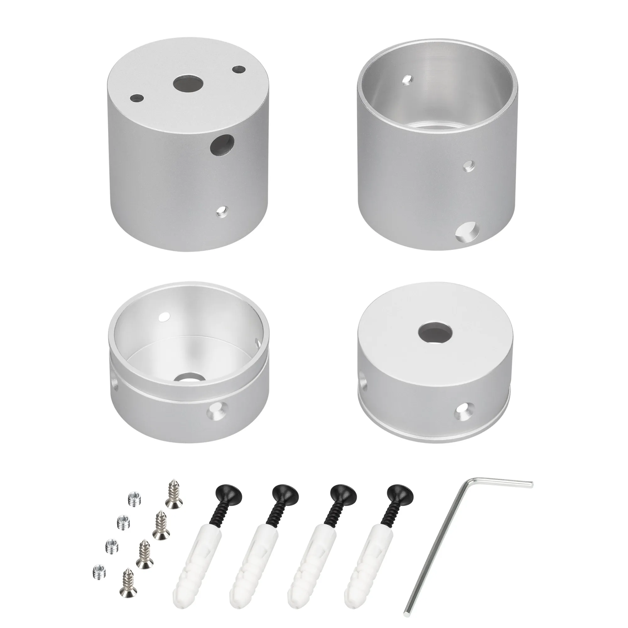 Крепление MOONLIGHT-VT-CEILING-DL-D30-SILVER (Arlight, Алюминий)