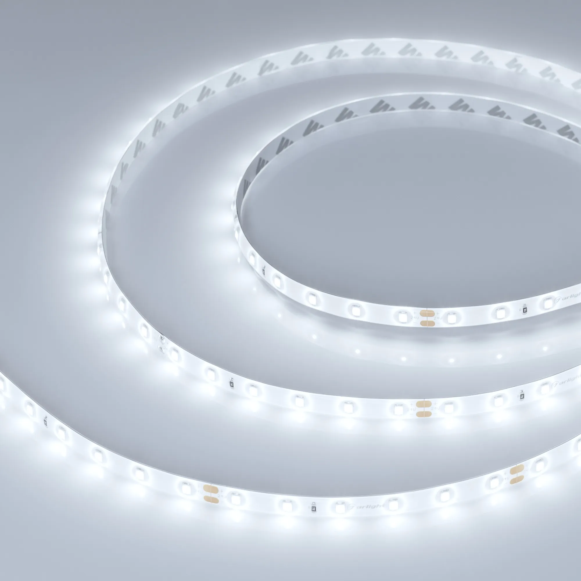 Лента светодиодная герметичная RTW-SE-A60-8mm 24V White6000 (4.8 W/m, IP65, 2835, 5m) (Arlight, 4.8 Вт/м, IP65)