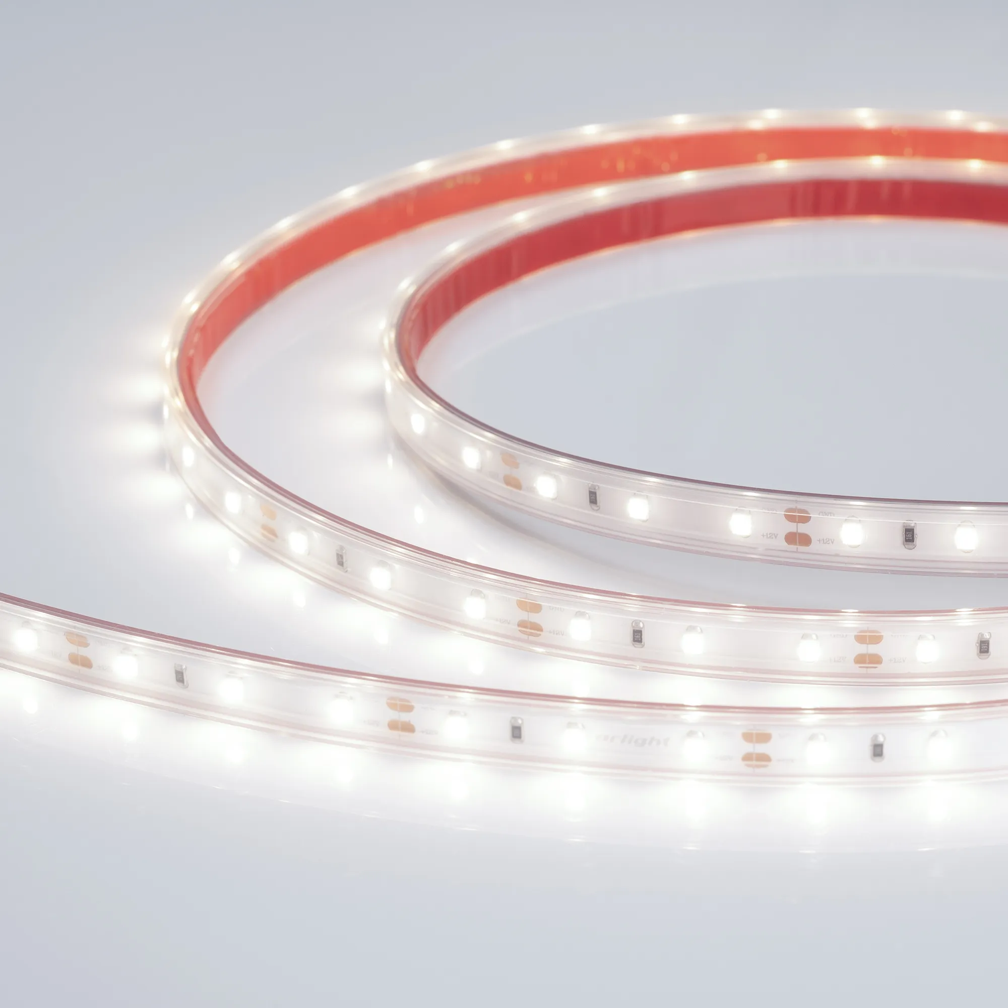 Лента светодиодная герметичная RTW-PS-A60-10mm 12V White6000 (4.8 W/m, IP67, 2835, 5m) (Arlight, -) - изображение товара