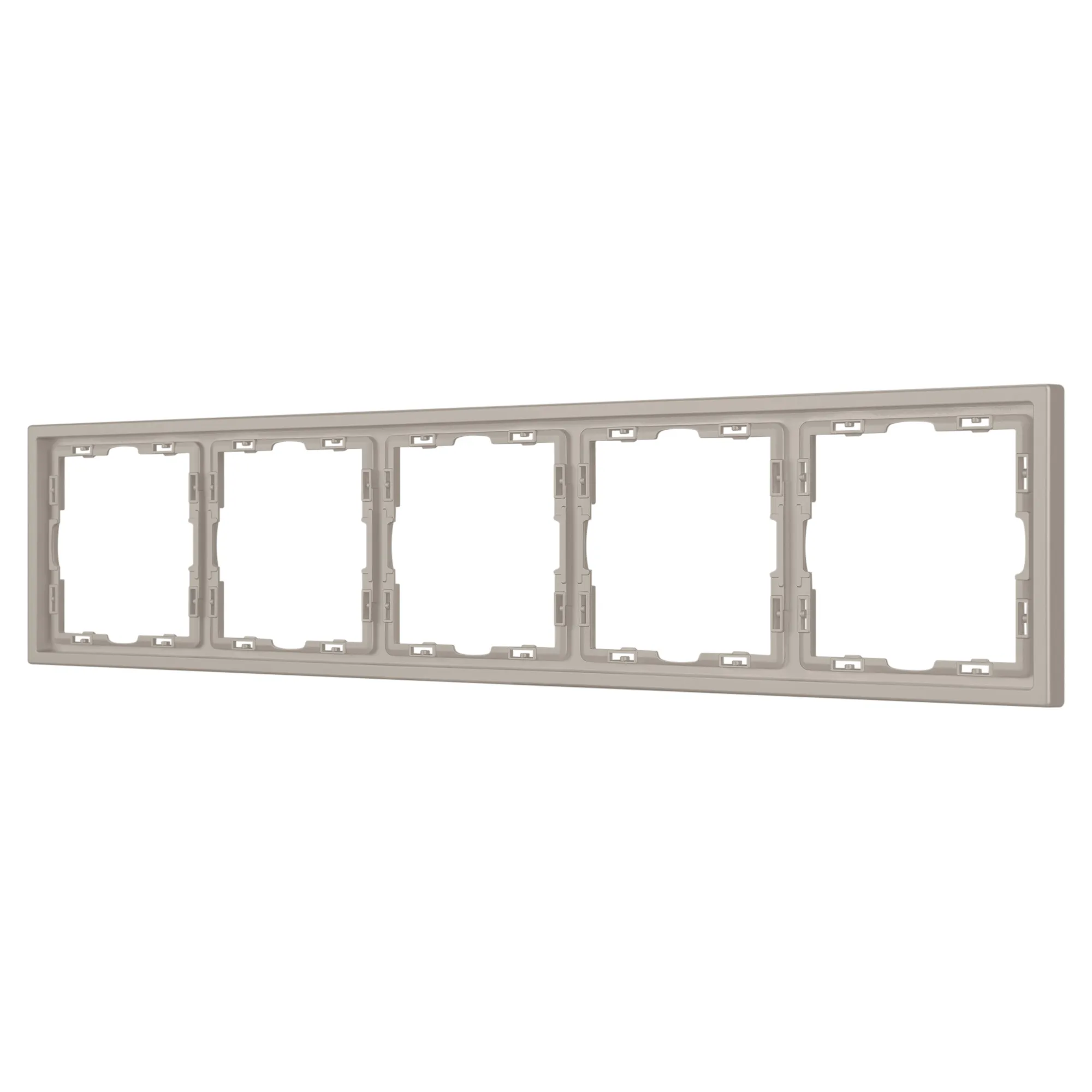 Рамка пластиковая FRM-NOBE-SFPL-5-CA (Arlight, Кашемир)