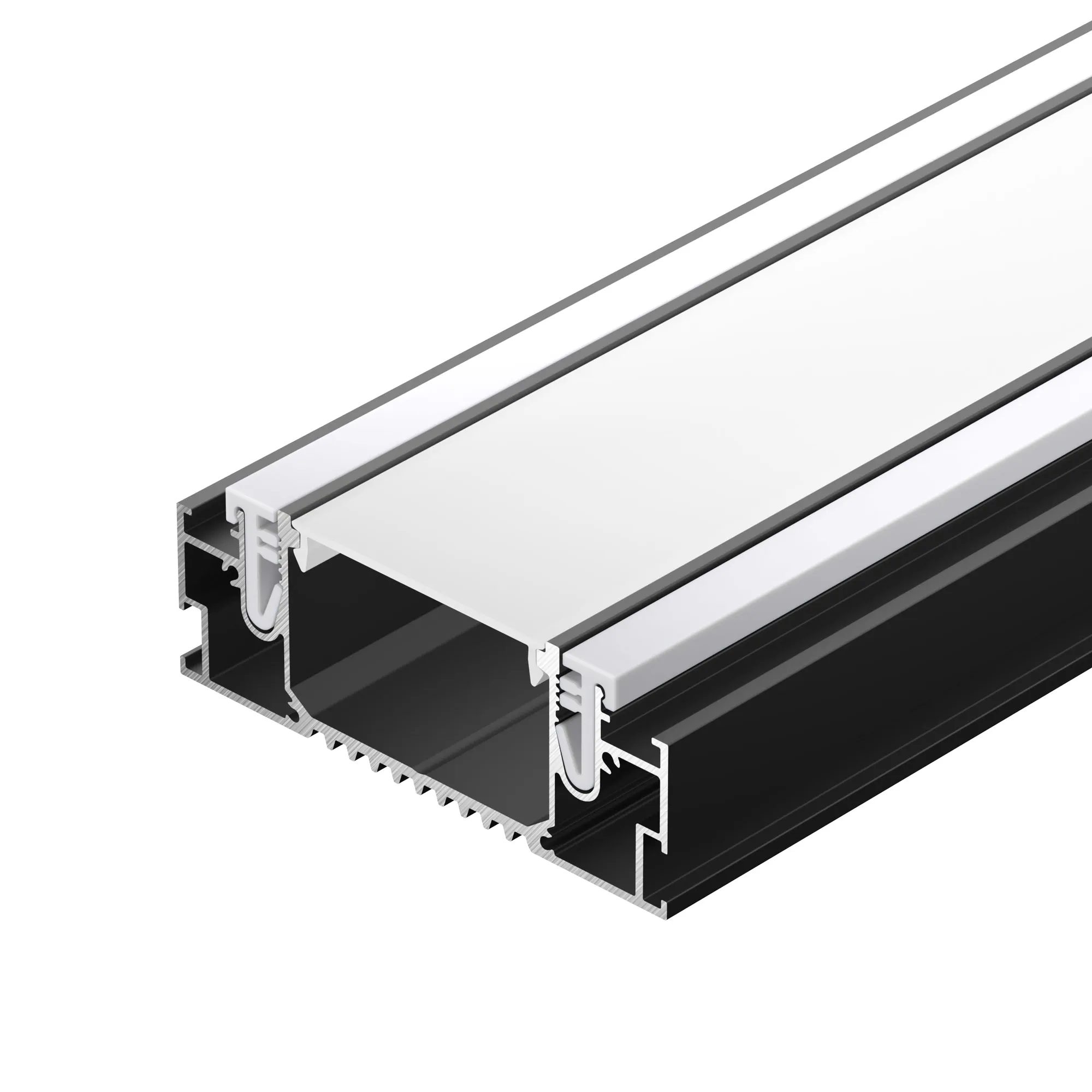 Профиль STRETCH-41-CEIL-CENTER-2000 BLACK (Arlight, Алюминий)