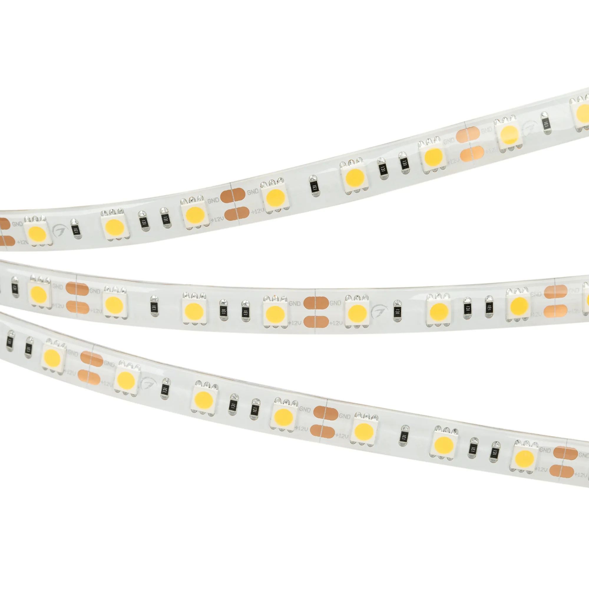 Лента светодиодная RTW 2-5000SE 12V White 2x (5060, 300 LED, LUX) (Arlight, 14.4 Вт/м, IP65)