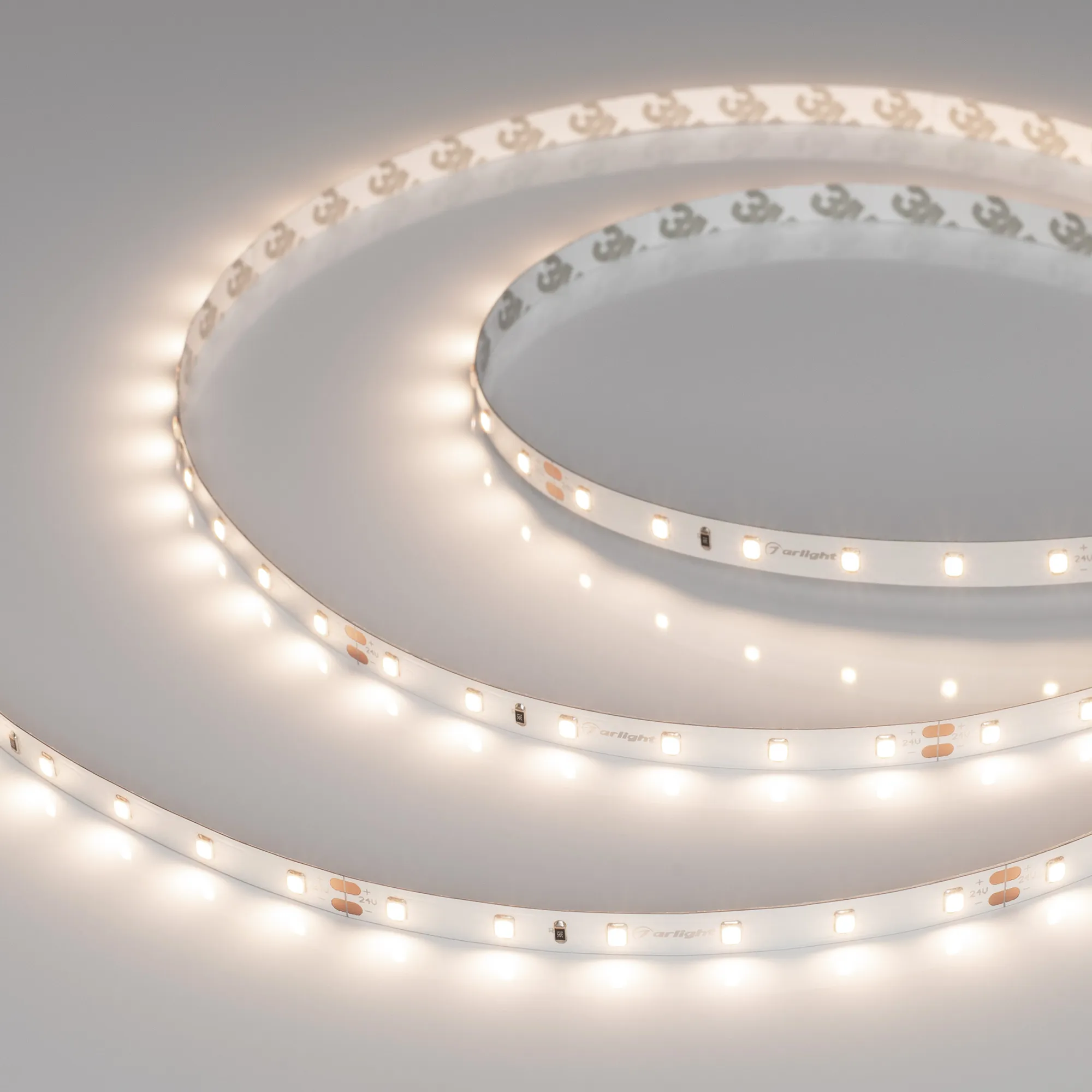 Лента светодиодная UL-A60-8mm 24V Warm3500 (7.2 W/m, IP20, 5m) (Arlight, 7 лет)