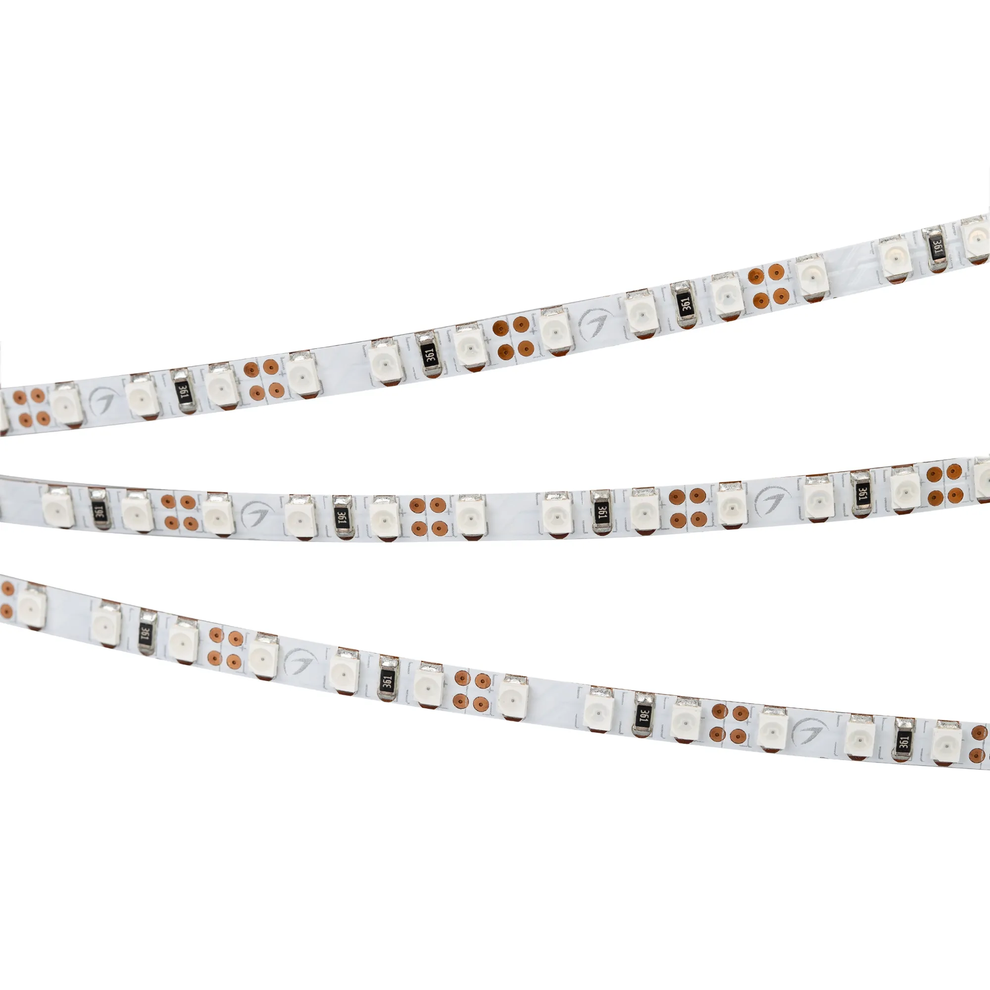 Лента светодиодная RT-A120-5mm 12V Green (9.6 W/m, IP20, 3528, 5m) (Arlight, узкая)